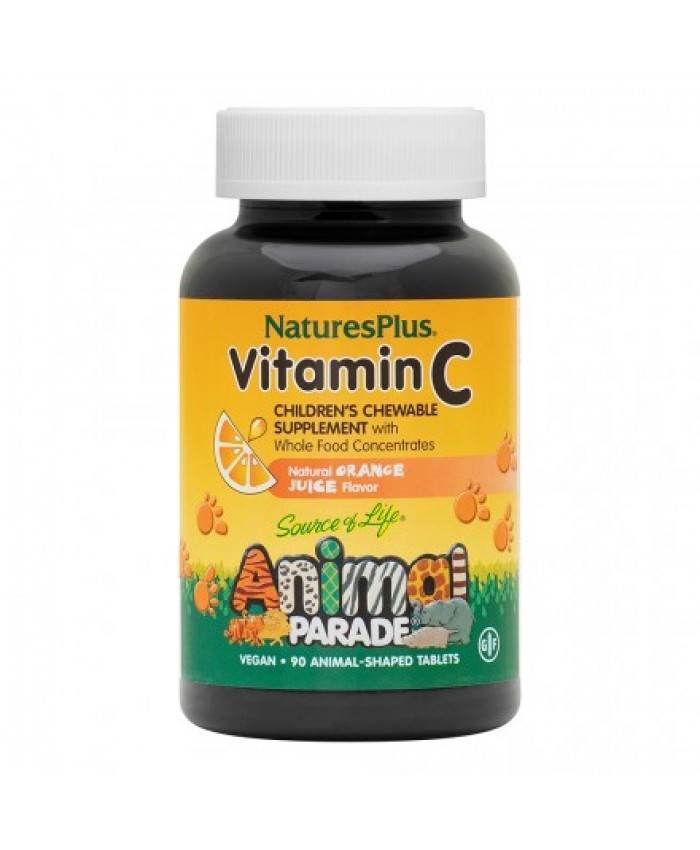 Nature's Plus Animal Parade Vitamin C 90 μασώμενες ταμπλέτες